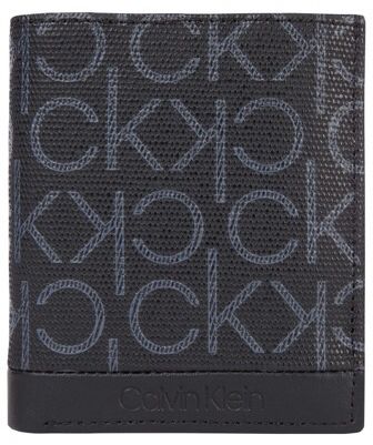 Calvin Klein čierne malá peňaženka Trifold 6cc W/Coin