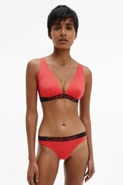 Calvin Klein ružová podprsenka Unlined Triangle