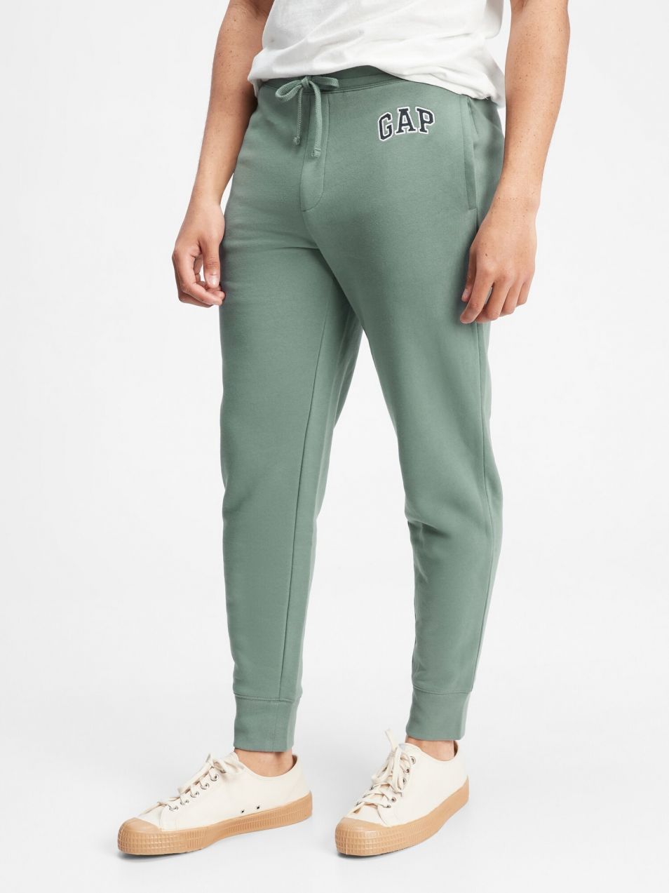 GAP zelené pánske tepláky Logo modern joggers