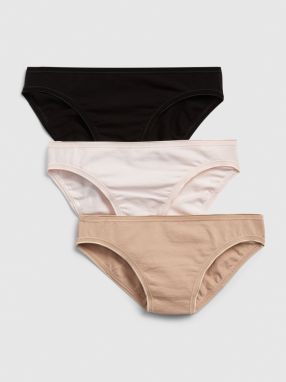 GAP 3 pack nohavičky Stretch cotton bikini