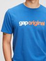 GAP modré pánske tričko Logo pocket galéria