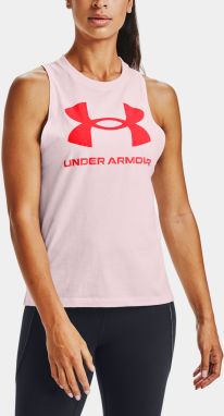 Under Armour ružové dámske tielko Sportstyle Graphic Tank