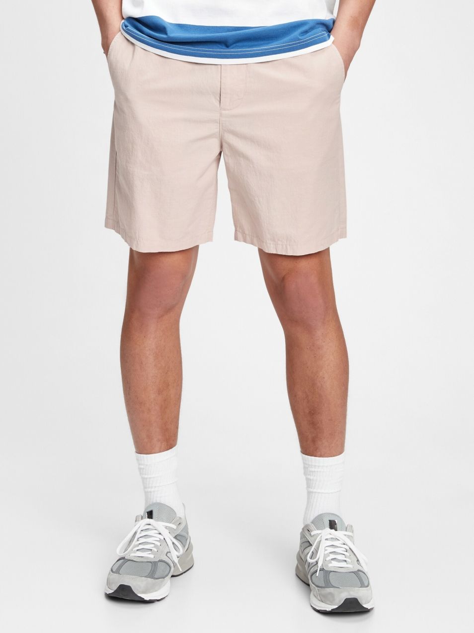 GAP púdrové pánske kraťasy Easy Linen