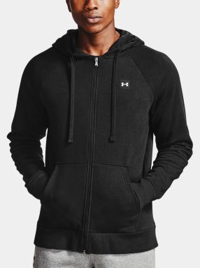 Under Armour čierne pánska mikina UA Rival Fleece FZ Hoodie