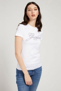 Guess biele tričko Selina galéria
