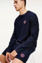 Tommy Hilfiger modré teplákové kraťasy galéria