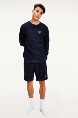 Tommy Hilfiger modré teplákové kraťasy