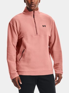 Under Armour ružové pánska mikina UA Recover Fleece 1/4 Zip