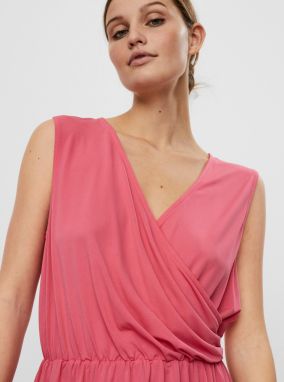 Vero Moda ružové šaty Haidy galéria