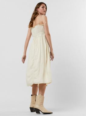 Vero Moda smotanové/krémové šaty Helyn galéria