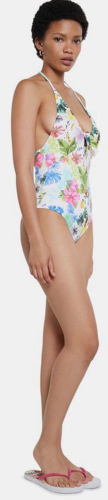 Desigual biele jednodielne plavky Honolulu