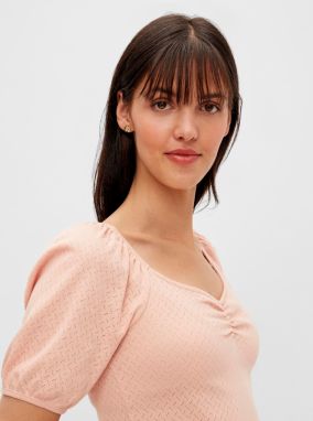Staroružová vzorovaná blúzka Pieces Lucy galéria