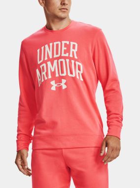 Under Armour pánska mikina UA RIVAL TERRY CREW-RED