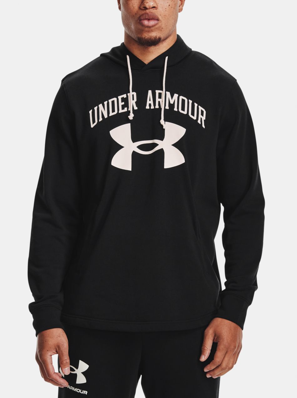 Under Armour pánska mikina RIVAL TERRY BIG LOGO HD-BLK