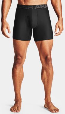 Under Armour pánske boxerky UA Tech 6in 2 Pack-BLK