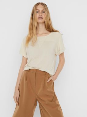 Vero Moda smotanové/krémové blúzka Ellen