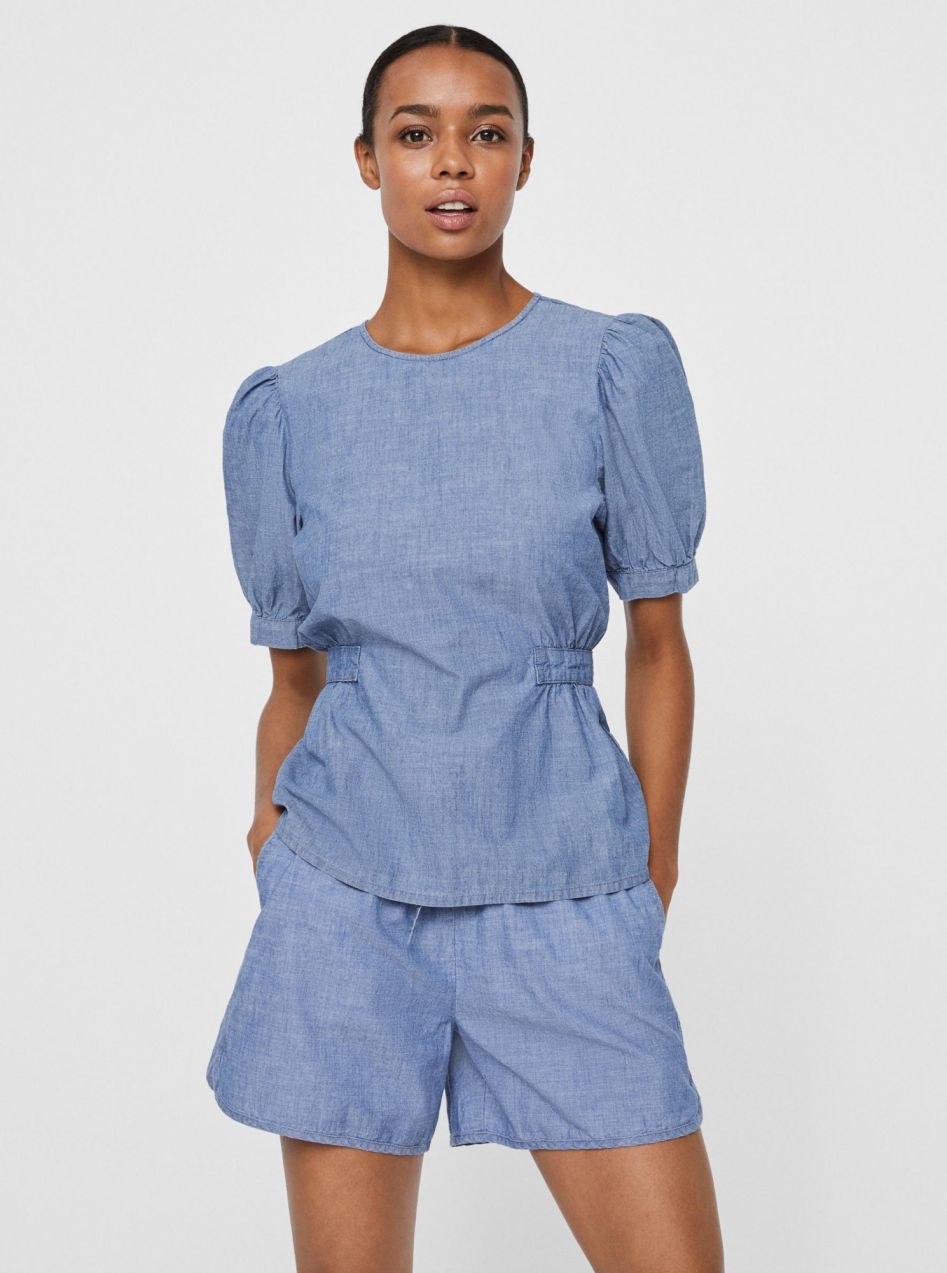 Vero Moda modré blúzka Akela