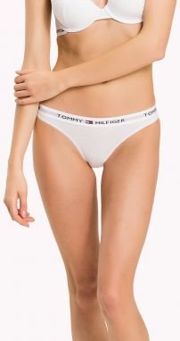 Tommy Hilfiger biele nohavičky Bikini Iconic Basic