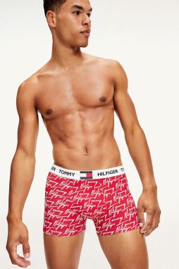 Tommy Hilfiger červené boxerky Trunk Print