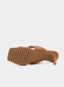ALDO hnedé kožené sandále Galendra galéria