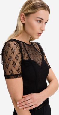 Guess čierne crop top Erwana