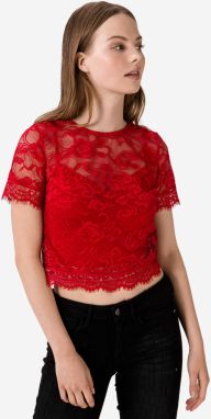 Guess červené crop top Paula