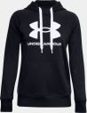 Under Armour dámska mikina Rival Fleece Logo Hoodie-BLK galéria