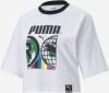 Puma biele dámske tričko PI Graphic galéria