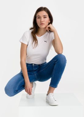 Puma biele dámske tričko ESS Small Logo galéria
