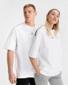 Converse biele unisex tričko Crossover galéria