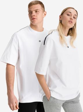 Converse biele unisex tričko Crossover
