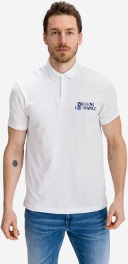 Armani Exchange biele pánske polo tričko
