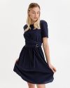 Armani Exchange modré šaty galéria