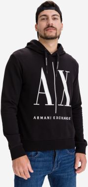 Armani Exchange čierne pánska mikina