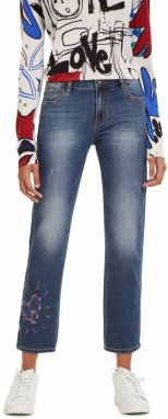 Desigual modré džínsy Denim Sanford