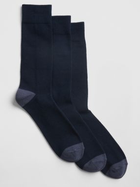 GAP modré 3 pack pánske ponožiek