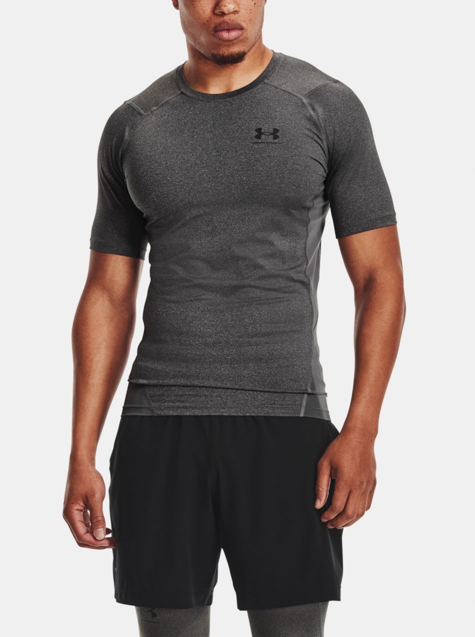 Under Armour pánske tričko UA HG Armour Comp SS-GRY