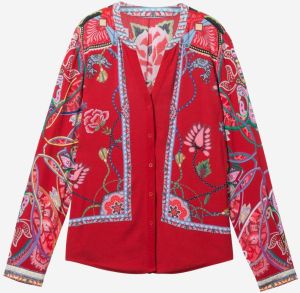 Desigual červené blúzka Silvina galéria