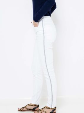 CAMAIEU biele skinny fit nohavice galéria