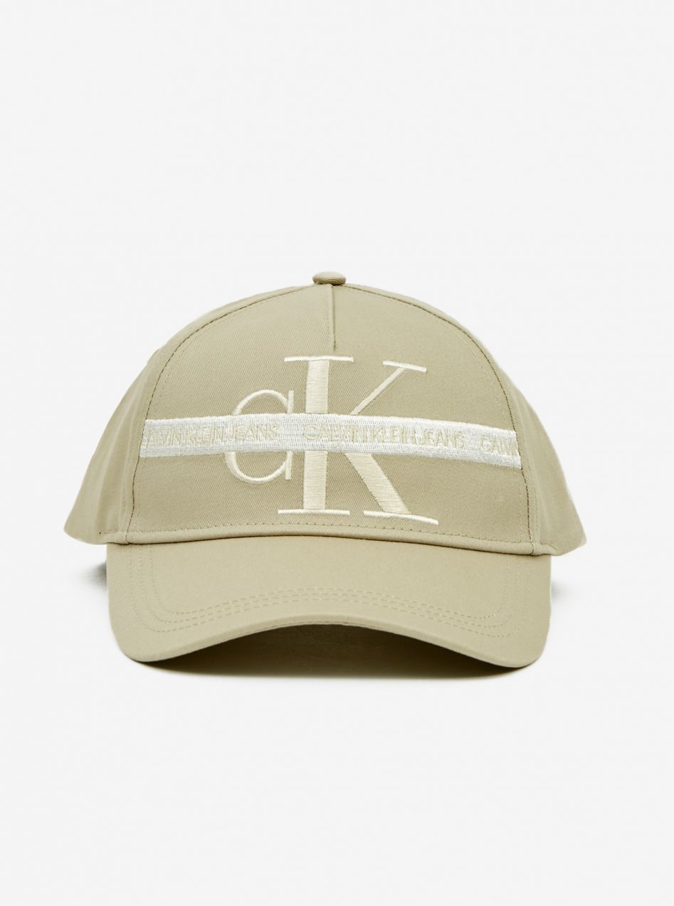 Calvin Klein béžové unisex šiltovka
