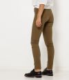 CAMAIEU khaki slim fit nohavice galéria