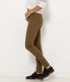 CAMAIEU khaki slim fit nohavice galéria