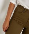 CAMAIEU khaki slim fit nohavice galéria