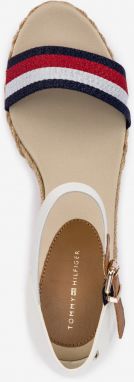 Tommy Hilfiger biele topánky na kline Shimmery Ribbon galéria