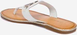 Tommy Hilfiger biele žabky Essential Leather galéria