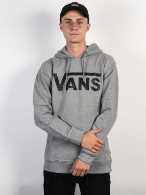 Vans sivé pánska mikina Classic II Cement s kapucňou