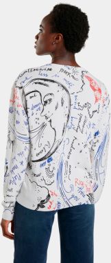 Desigual biele sveter Boston galéria