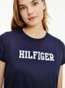 Tmavomodré dámske tričko Tommy Hilfiger galéria