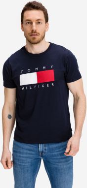 Tričká s krátkym rukávom pre mužov Tommy Hilfiger - modrá