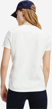 Tričká s krátkym rukávom pre ženy Tommy Hilfiger - biela galéria